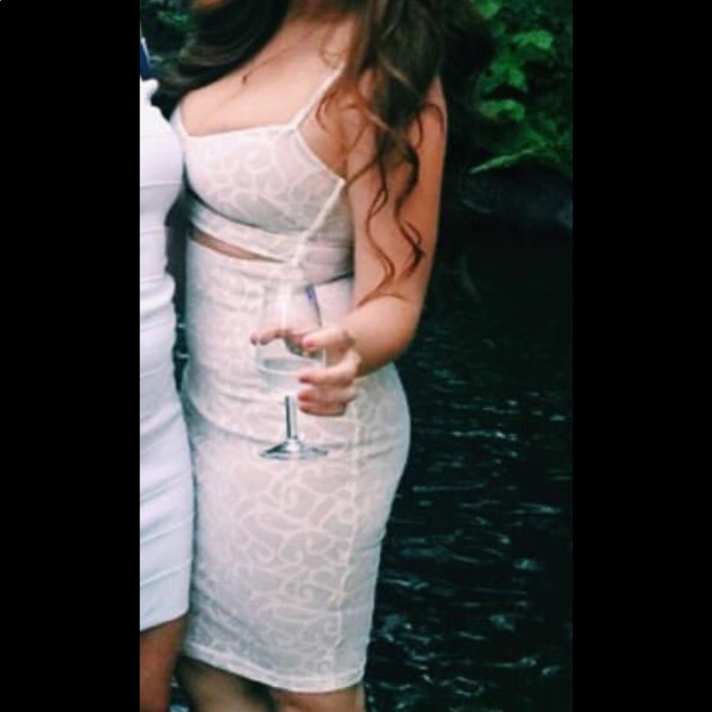 Nookie white lace midi for sale